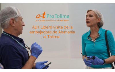 ADT lideró recorrido de la embajadora de Alemania Marian Schuegraf en el Tolima